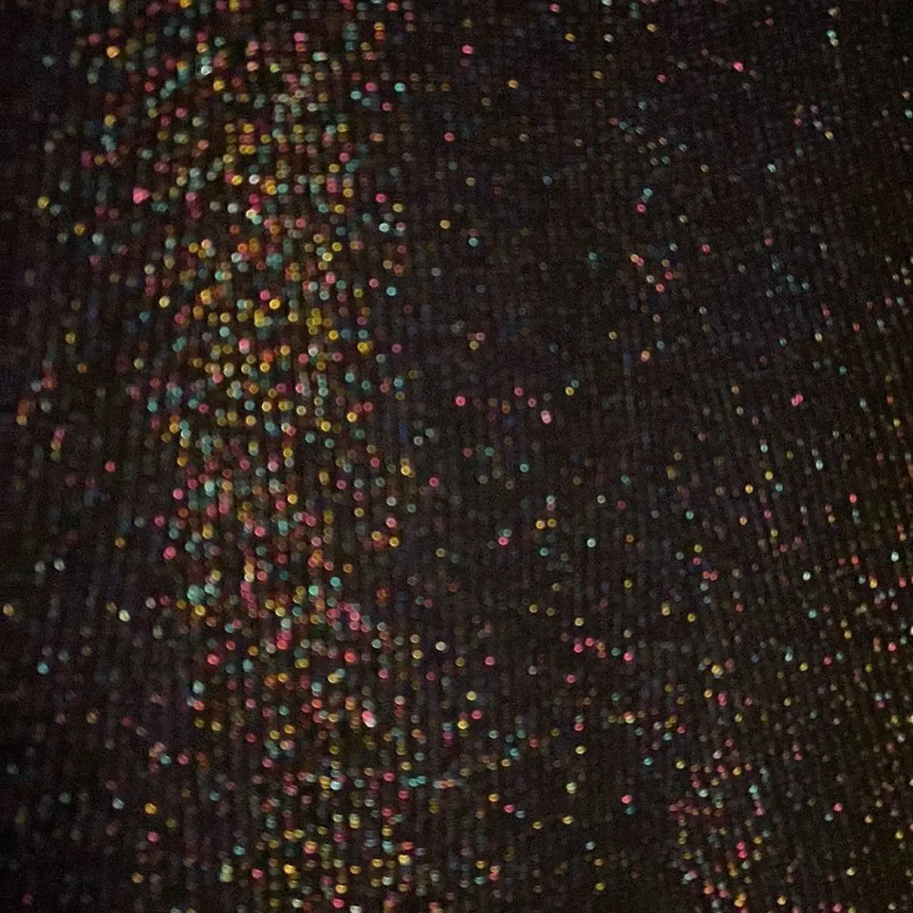 Vero Moda Black Skirt With Colorful Shimmer Ladies XL